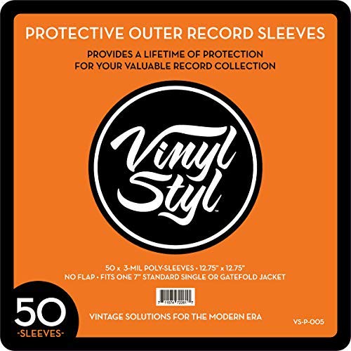 Protective Outer Record Sleeves - 50 Count | Get Vinyl