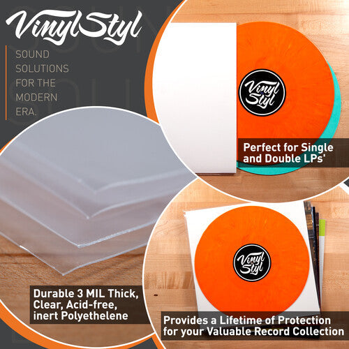 Protective Outer Record Sleeves - 50 Count | Get Vinyl