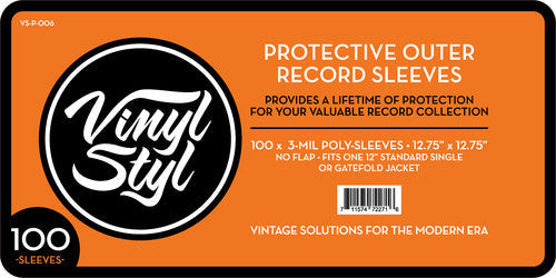 Protective Outer Record Sleeves - 100 Count | Get Vinyl