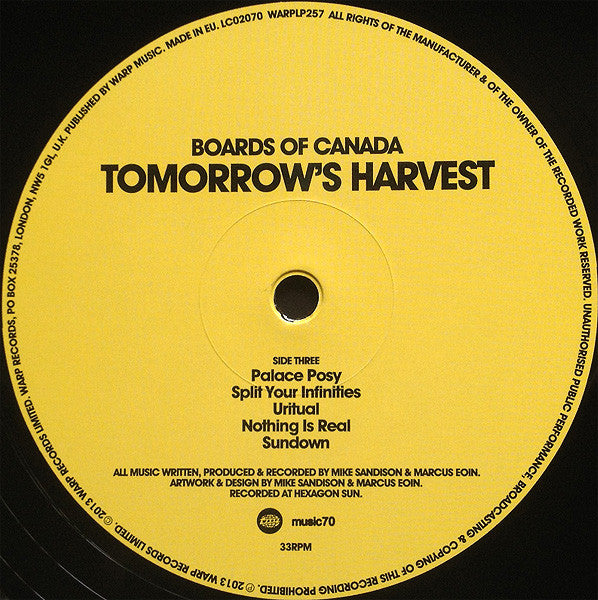 Tomorrow's Harvest | Mint (M) Mint (M) Get Vinyl