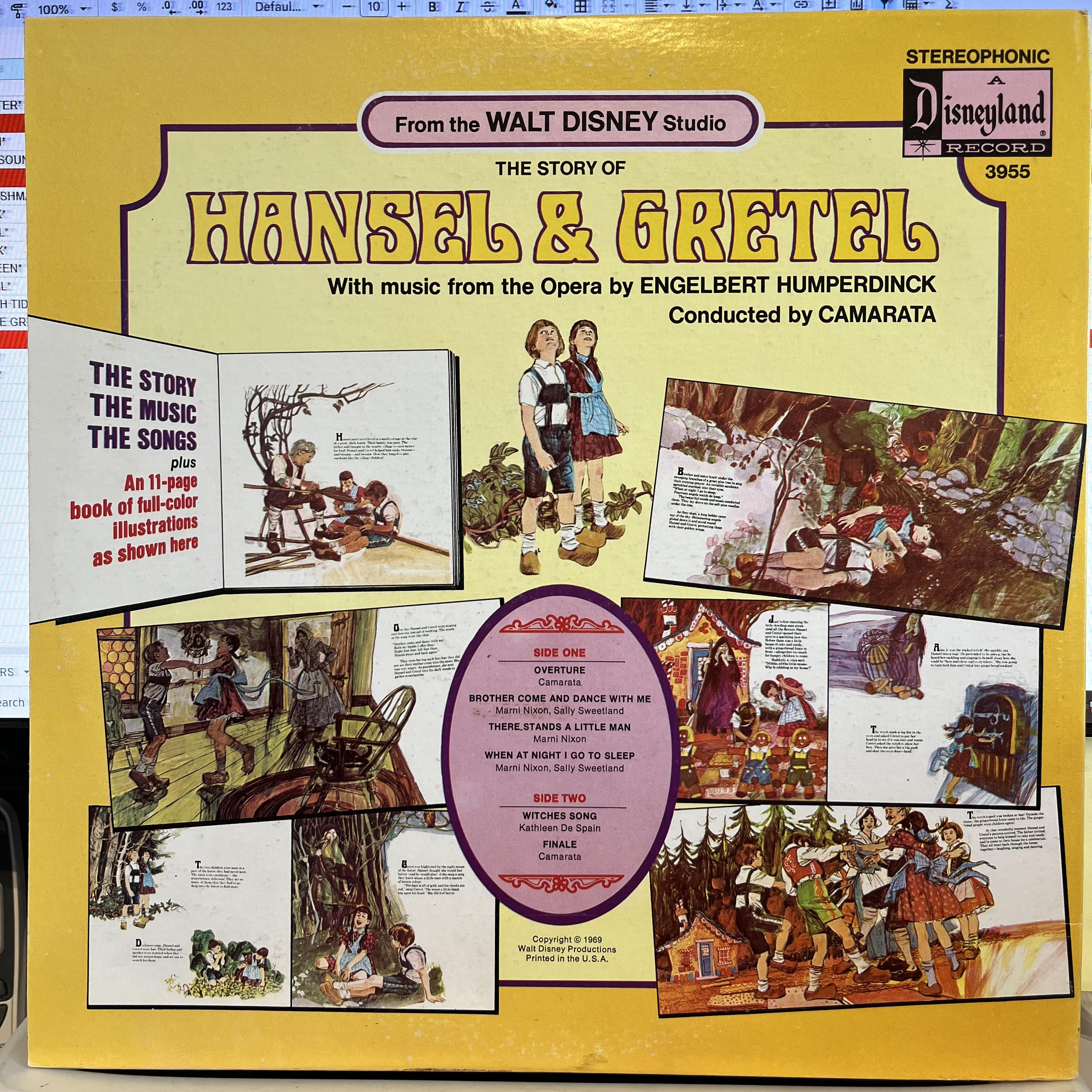 The Story Of Hansel & Gretel | Excellent (EX) Near Mint (NM) Get Vinyls