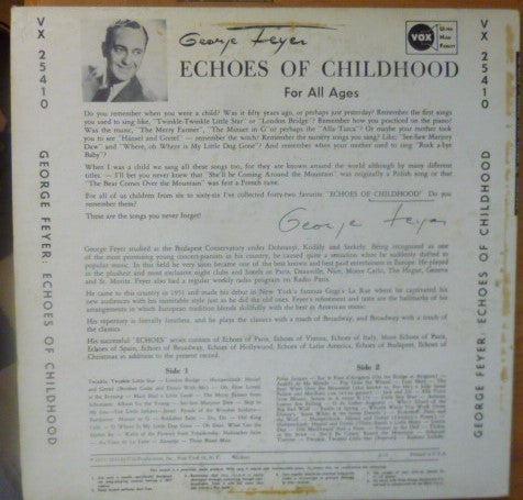 Echoes Of Childhood | Excellent (EX) Get Vinyls