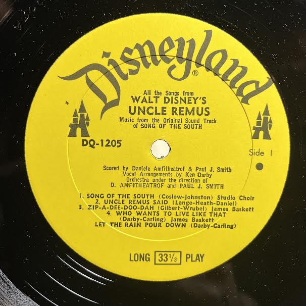 All The Songs From Walt Disney's Uncle Remus (VINYL) | Near Mint- (NM-) Near Mint (NM or M-) Get Vinyl