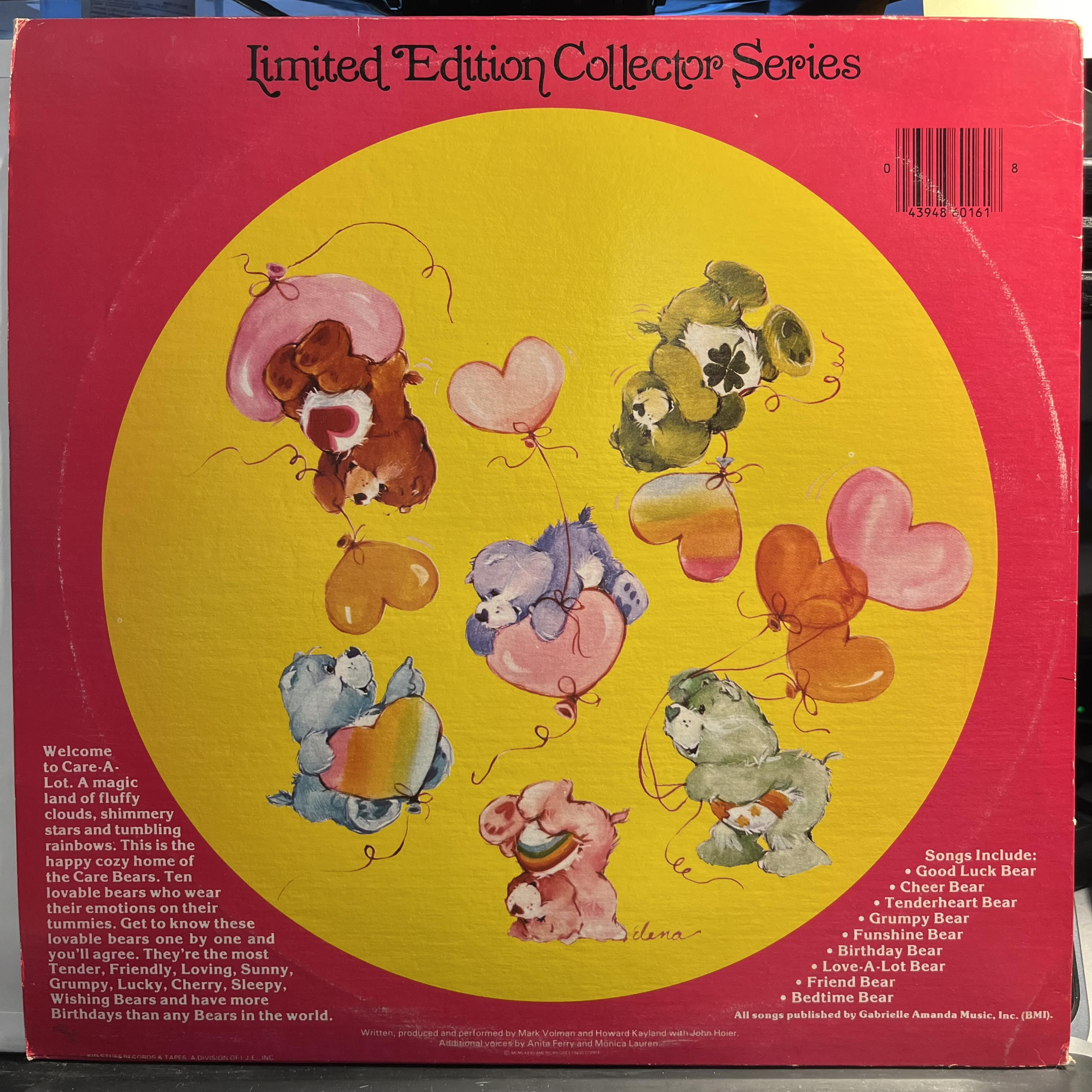 Introducing The Care Bears *PICTURE LP* | Near Mint (NM) Excellent (EX) Get Vinyls