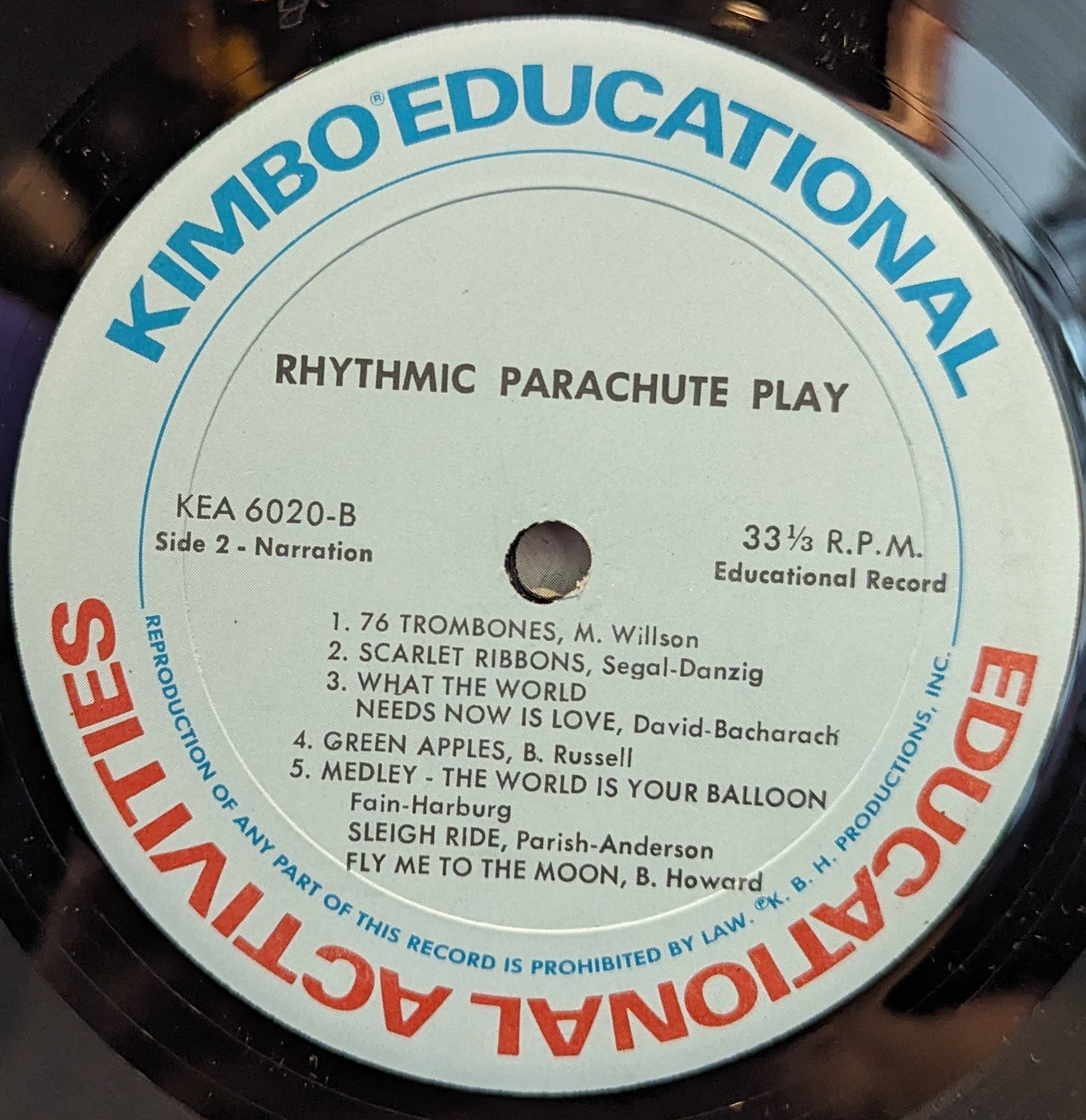 Rhythmic Parachute Play | Near Mint (NM) Excellent (EX) Get Vinyls