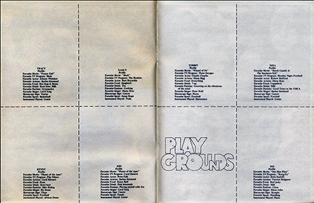 Playgrounds *BOX* | Excellent (EX) Very Good (VG) Get Vinyls