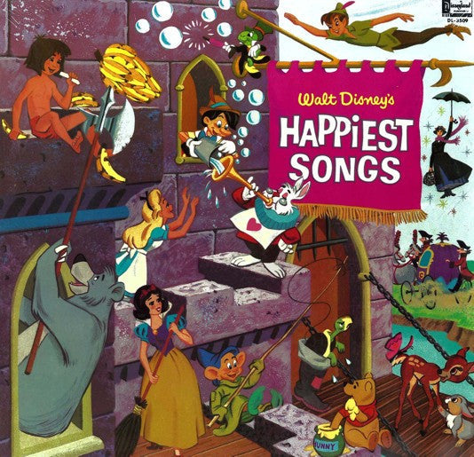 Walt Disney's Happiest Songs | Very Good Plus (VG+) Near Mint (NM) Get Vinyls