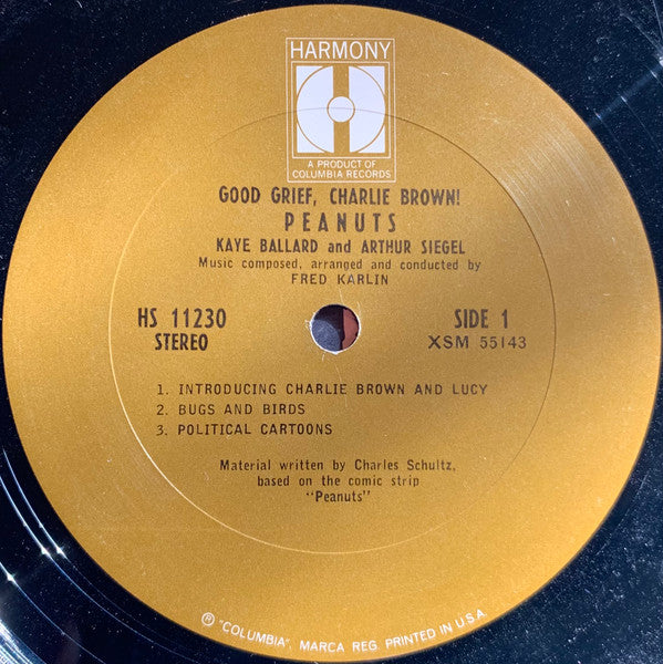 Good Grief, Charlie Brown! Peanuts | Very Good (VG) Very Good (VG) Get Vinyls