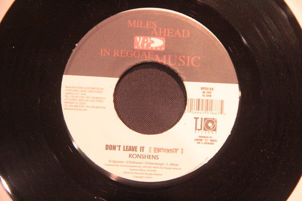 Style It / Don't Leave It | Mint (M) Generic Get Vinyls