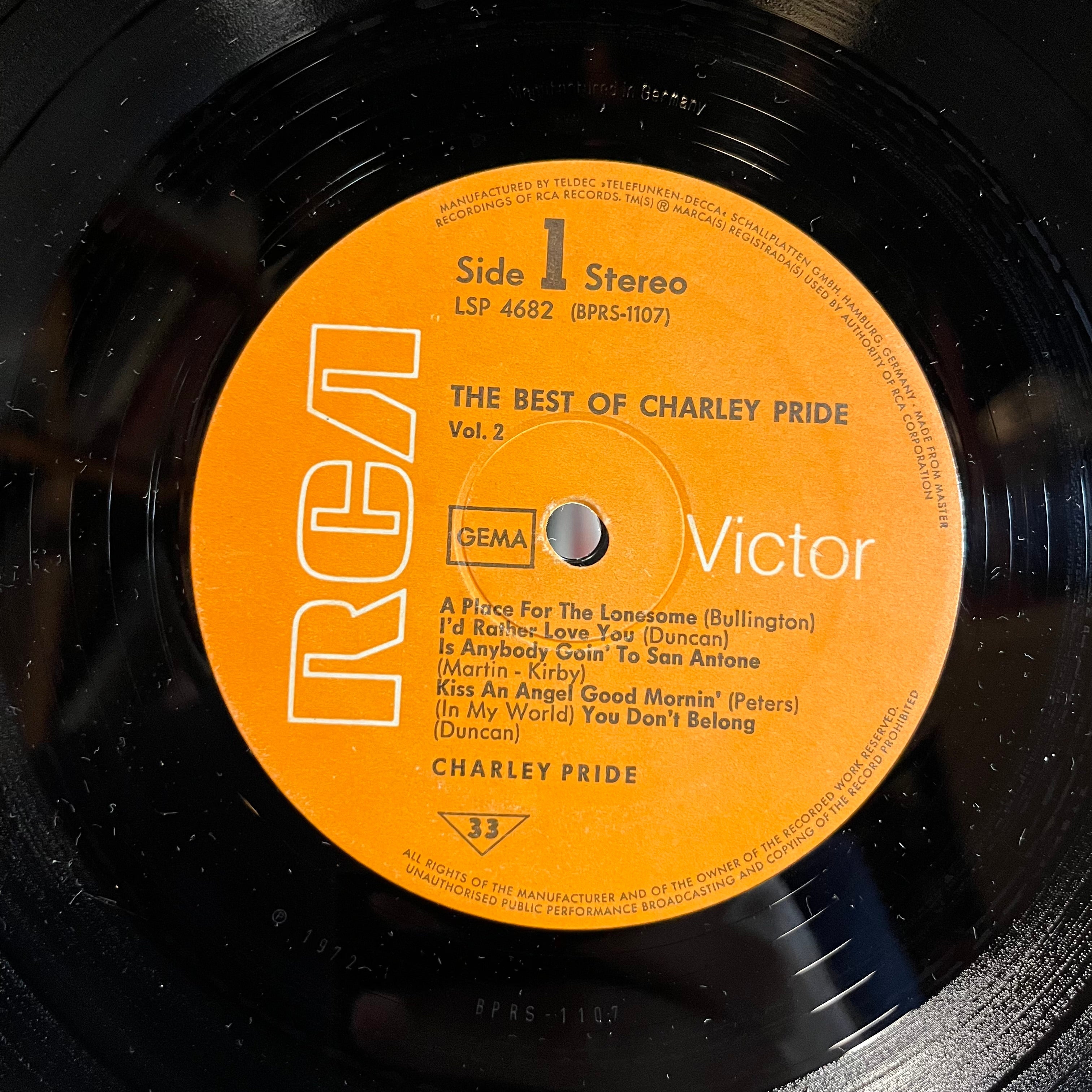 The Best Of Charley Pride Vol. II (GERMAN VINYL) | Near Mint- (NM-) Near Mint (NM or M-) Get Vinyls