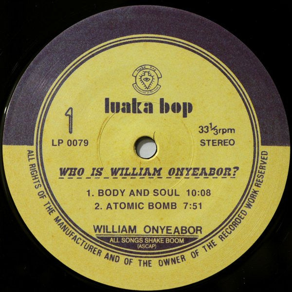 Who Is William Onyeabor? | Mint (M) Mint (M) Get Vinyl