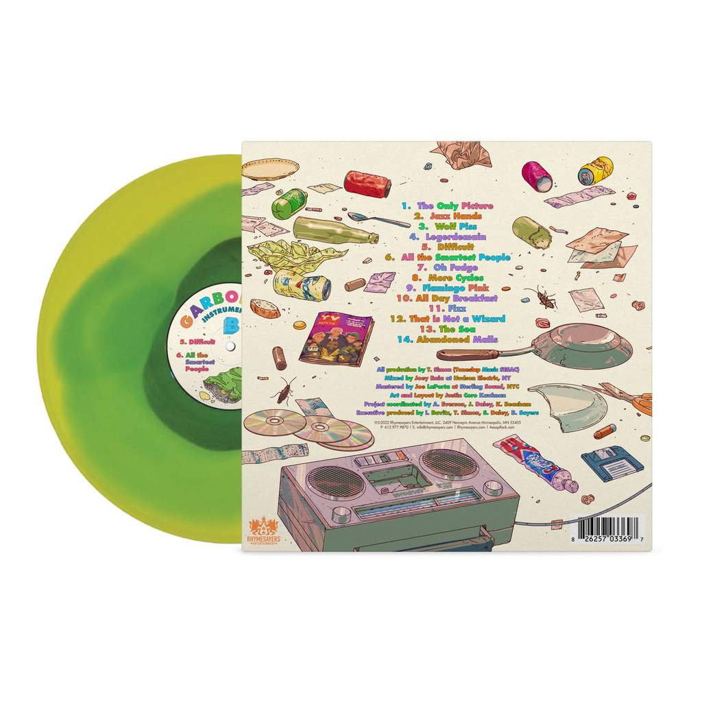 Garbology: Instrumentals (YELLOW, GREEN & BLACK VINYL) | Mint (M) Get Vinyl