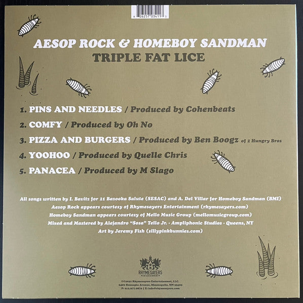 Triple Fat Lice | Mint (M) Mint (M) Get Vinyls