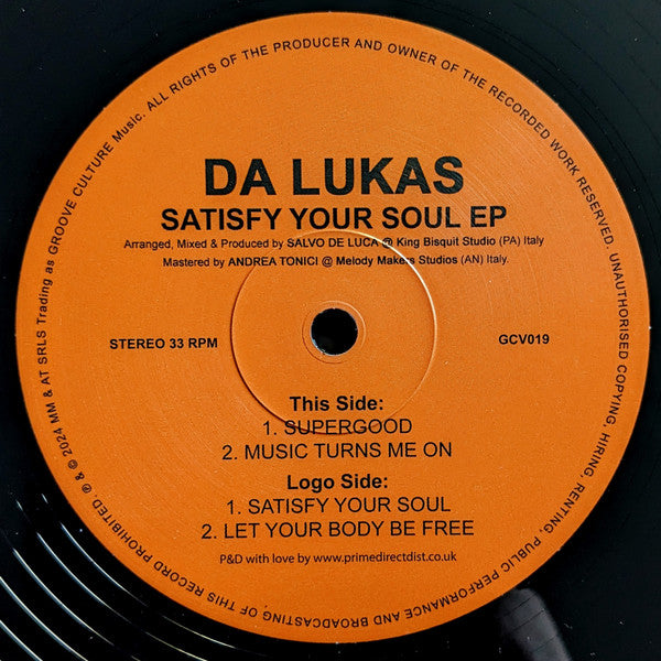 Satisfy Your Soul EP | Mint (M) Mint (M) Get Vinyl