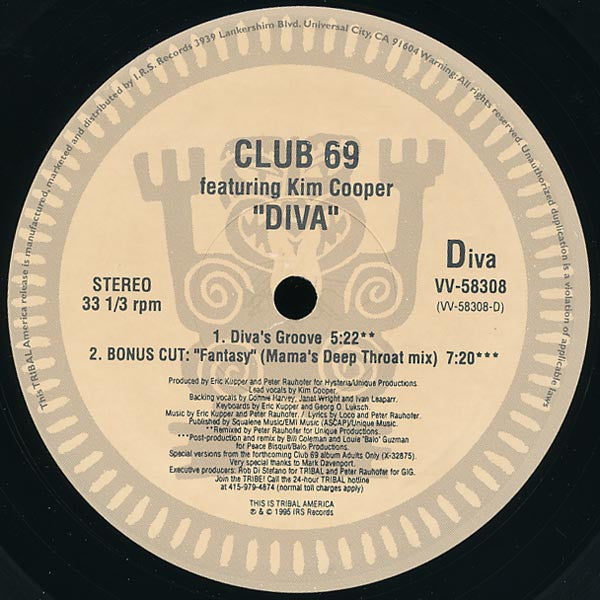 Diva | Near Mint (NM) Excellent (EX) Get Vinyls