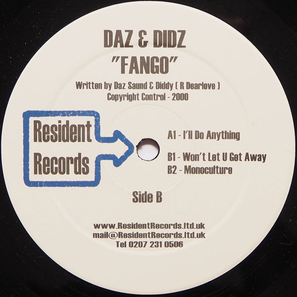 Fango | Very Good Plus (VG+) Excellent (EX) Get Vinyls