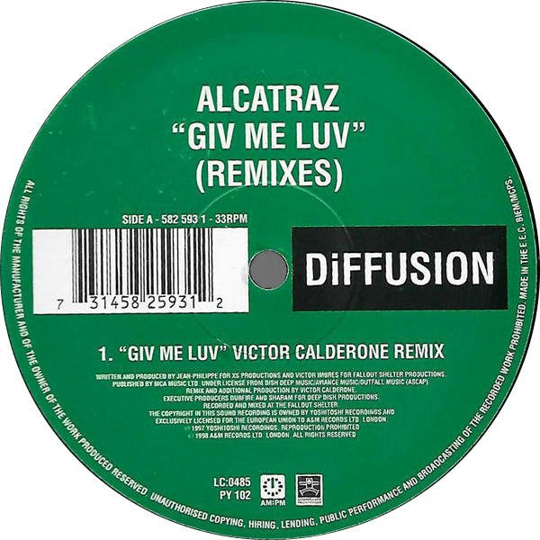 Giv Me Luv (Remixes) | Very Good Plus (VG+) Very Good Plus (VG+) Get Vinyls