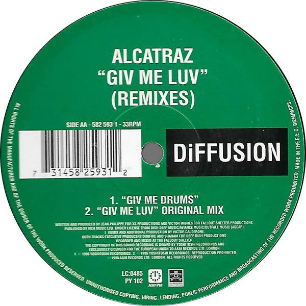 Giv Me Luv (Remixes) | Very Good Plus (VG+) Very Good Plus (VG+) Get Vinyls