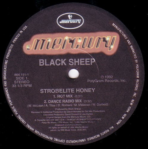 Strobelite Honey (Special Edition Remixes) | Very Good (VG) Generic Get Vinyls