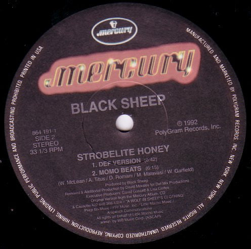Strobelite Honey (Special Edition Remixes) | Very Good (VG) Generic Get Vinyls