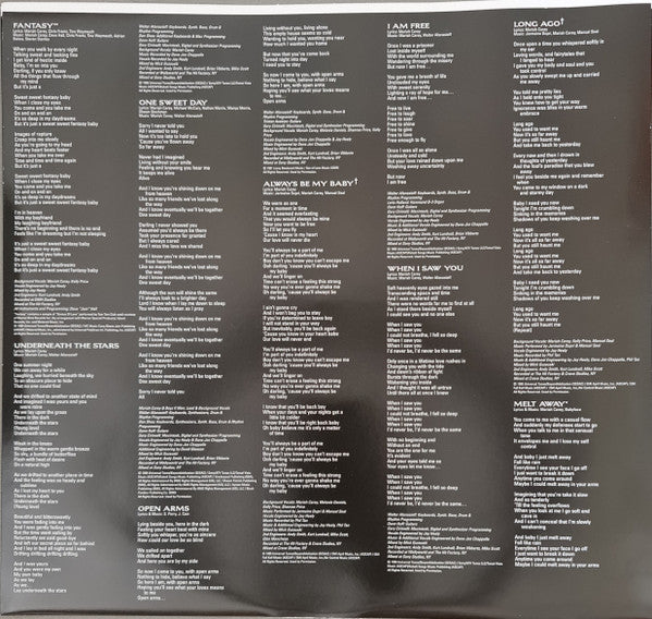 Mariah Carey Daydream Columbia, Legacy LP, Album, RE, RM Mint (M) Mint (M) Get Vinyl