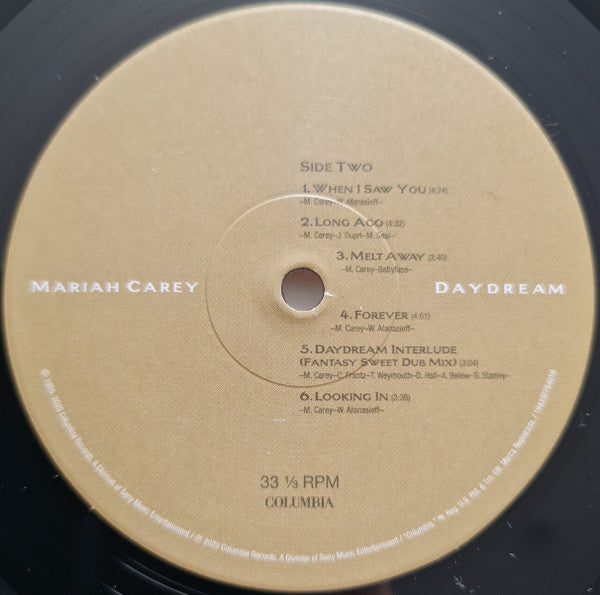 Mariah Carey Daydream Columbia, Legacy LP, Album, RE, RM Mint (M) Mint (M) Get Vinyl