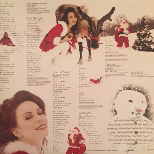 Mariah Carey Merry Christmas Columbia, Legacy LP, Album, Ltd, RE, Red Mint (M) Mint (M) Get Vinyl