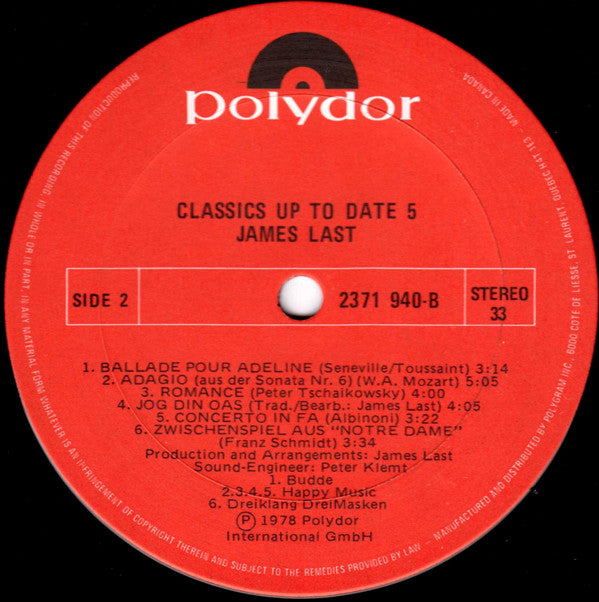 Classics Up To Date 5 | Near Mint (NM) Very Good Plus (VG+) Get Vinyls