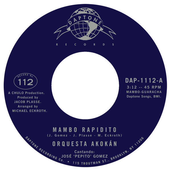 Mambo Rapidito / Un Tabaco Para Elegua | Mint (M) Generic Get Vinyls