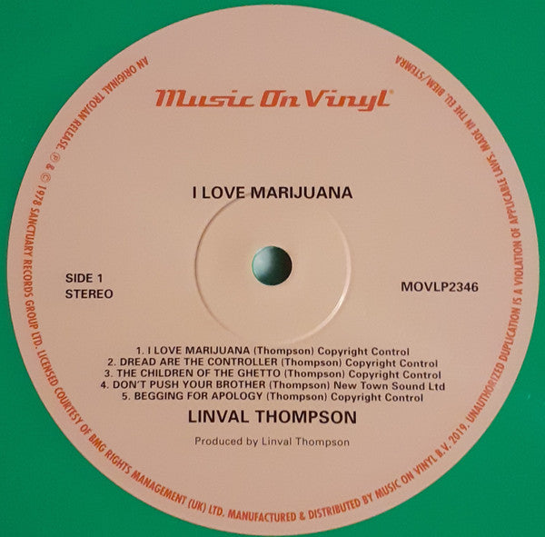 I Love Marijuana | Mint (M) Mint (M) Get Vinyl