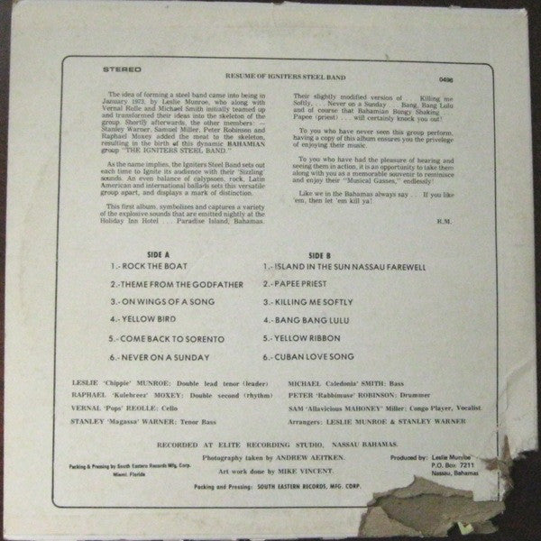 Igniters Explode | Very Good Plus (VG+) Near Mint (NM) Get Vinyls