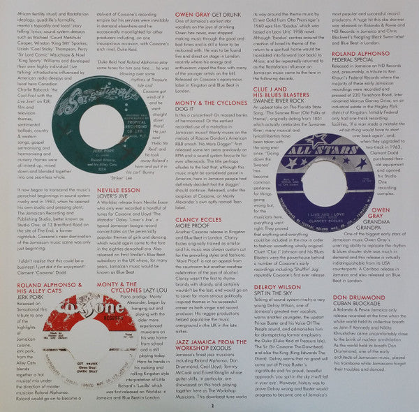 Coxsone's Music 2: The Sound Of Young Jamaica (More Early Cuts From The Vaults Of Studio One 1959-63) | Mint (M) Mint (M) Get Vinyl