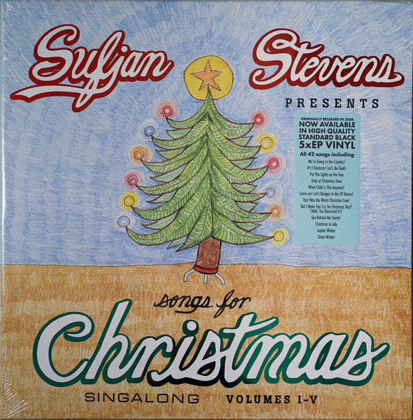 Sufjan Stevens Songs For Christmas Asthmatic Kitty Records Box, Comp + 5x12", EP, RE Mint (M) Mint (M) Get Vinyl