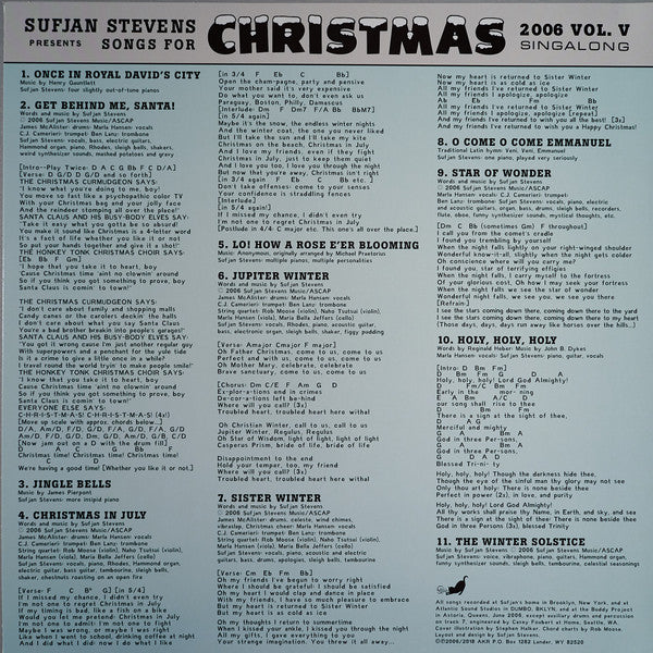 Sufjan Stevens Songs For Christmas Asthmatic Kitty Records Box, Comp + 5x12", EP, RE Mint (M) Mint (M) Get Vinyl