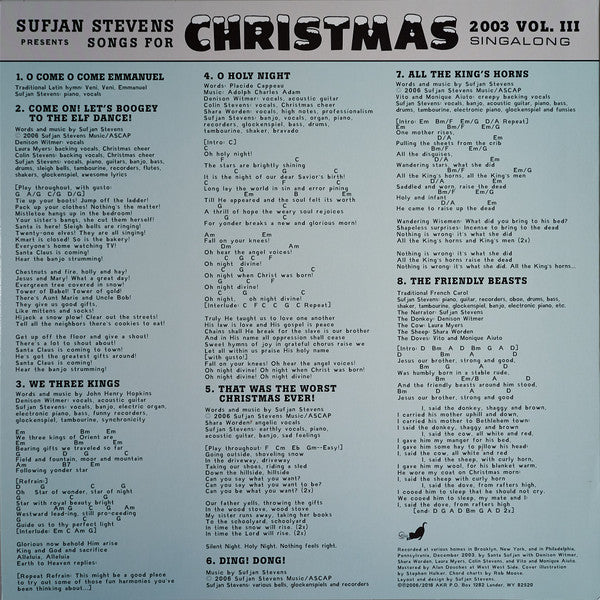 Sufjan Stevens Songs For Christmas Asthmatic Kitty Records Box, Comp + 5x12", EP, RE Mint (M) Mint (M) Get Vinyl