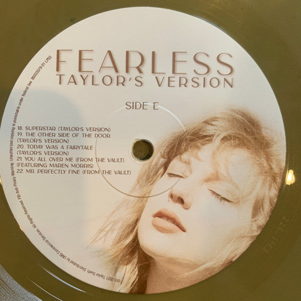 Taylor Swift Fearless (Taylor's Version) Republic Records 3xLP, Album, Gol Mint (M) Mint (M) Get Vinyl