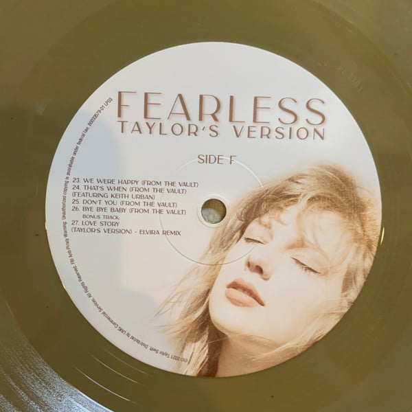 Taylor Swift Fearless (Taylor's Version) Republic Records 3xLP, Album, Gol Mint (M) Mint (M) Get Vinyl