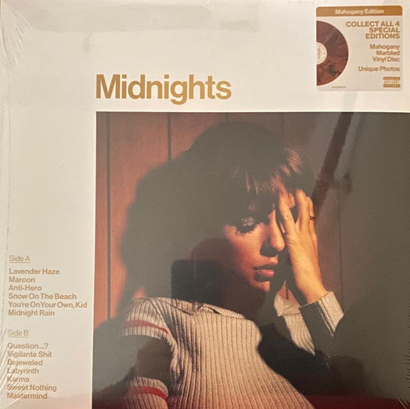 Taylor Swift Midnights Republic Records LP, Album, S/Edition, Mah Mint (M) Mint (M) Get Vinyl