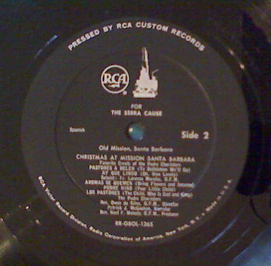 Christmas At Mission Santa Barbara | Very Good Plus (VG+) Near Mint (NM) Get Vinyls