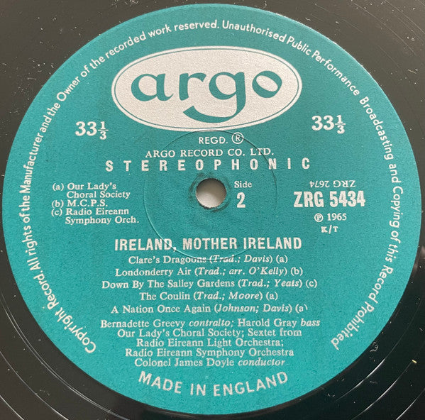 Ireland, Mother Ireland *UK* | Near Mint (NM) Near Mint (NM) Get Vinyls