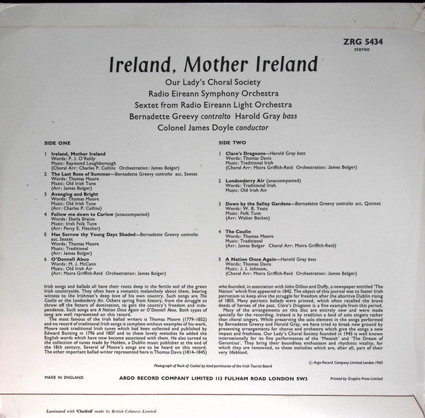 Ireland, Mother Ireland *UK* | Near Mint (NM) Near Mint (NM) Get Vinyls
