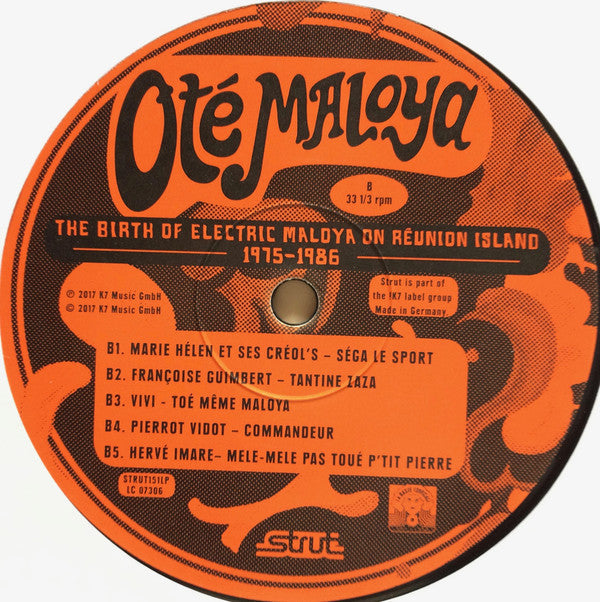 Oté Maloya (The Birth Of Electric Maloya On Reunion Island 1975-1986) | Mint (M) Mint (M) Get Vinyl