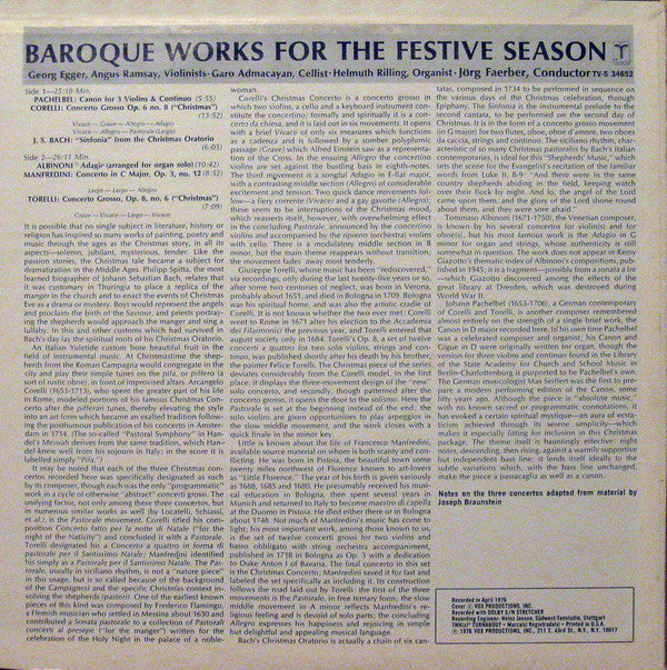 Baroque Masterworks For The Festive Season | Near Mint (NM) Near Mint (NM) Get Vinyls